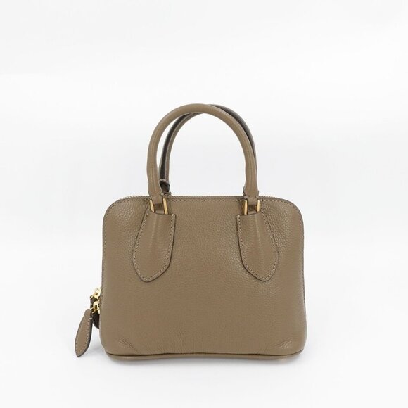 Tory Burch Swing Mini Leather Handbag Taupe Oak OS - Picture 5 of 14